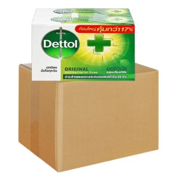 เดทตอล Dettol สบู่ แอนตี้แบคทีเรีย สูตรออริจินัล 100 กรัมx96 ยกลัง