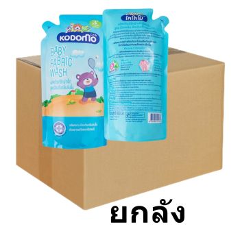 KODOMO ผลิตภัณฑ์ ซักผ้าเด็ก โคโดโม สำหรับเด็กแรกเกิด 600 มล. 12 ชิ้น ยกลัง