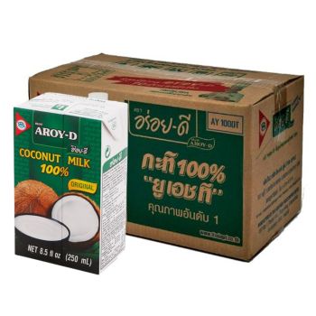 กะทิ อร่อยดี AROY-D 250 มล.(36 กล่อง) ยกลัง